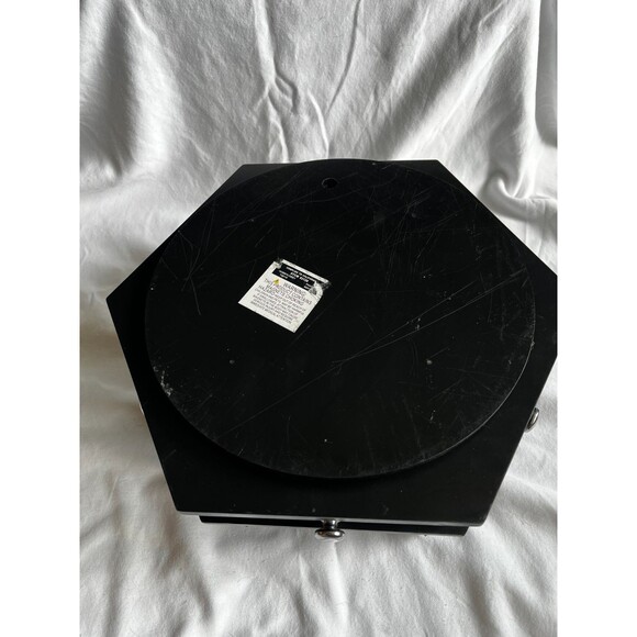 Spinning black tool organizer, makeup Arts crafts, Lazy Susan, pull out drawers - Picture 5 of 5